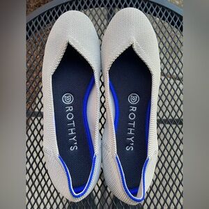 Rothy's Gray and Blue Women's Flats